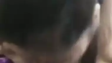 Chubby lady sucks a dick and records blowjob MMS