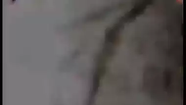 Nude desi lady tempts the man during a video call sex