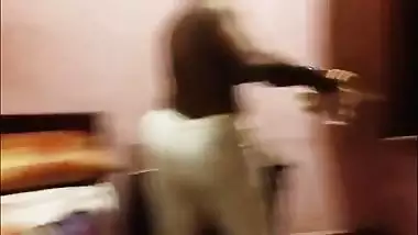 Tamil wife bathing caught on camera in hotel room