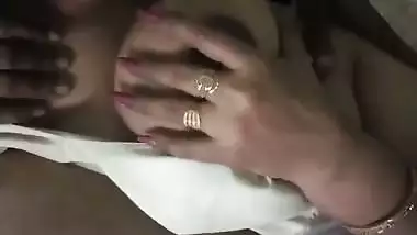 South Indian lady drinks her stepson’s thick cum