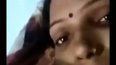 Village lady exposing nipple