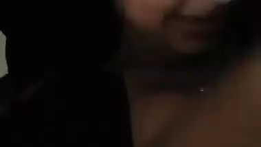 GF kissed and boobs exposed