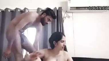 White desi wife pussy rubbing and doggy viral fucking