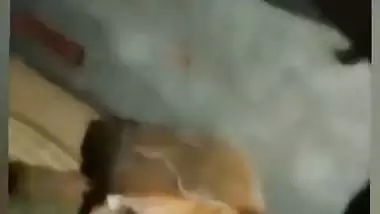 Man presses desi lady’s tight boobs in Bangla sex video