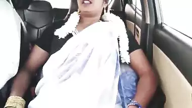 Indian bhabi car romance Telugu dirty talks.