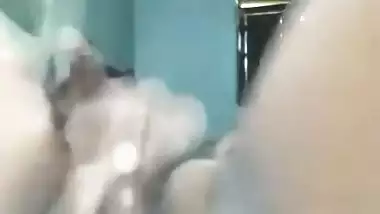 Horny girl fingering wet pussy